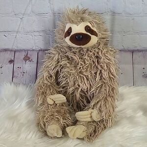 Wild Republic Realistic Tan 3-Toed Shaggy Sloth Plush Stuffed Animal Toy 17 Inch